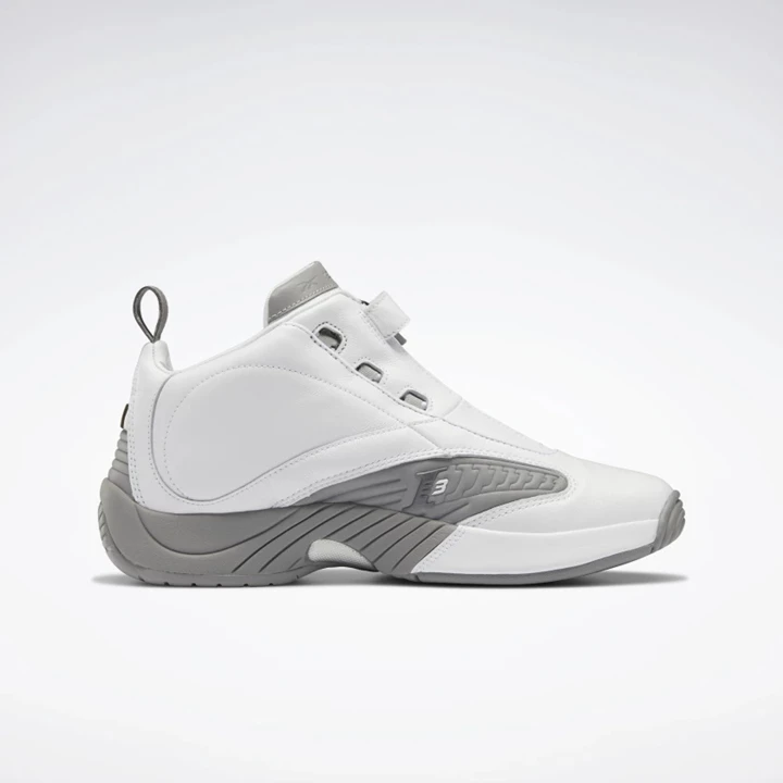 Reebok Answer IV Men's Basketball Shoes White / Grey / Grey | PH543KY