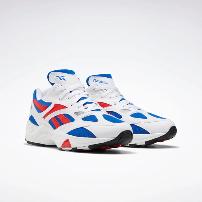 Reebok Aztrek 96 Men's Classics White/Blue/Red | PH472KN