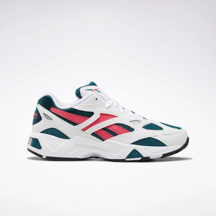 Reebok Aztrek 96 Men's Classics White/Deep Turquoise/Pink | PH512XW