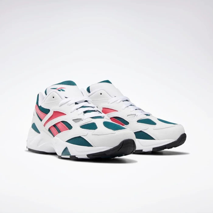 Reebok Aztrek 96 Men's Classics White/Deep Turquoise/Pink | PH512XW