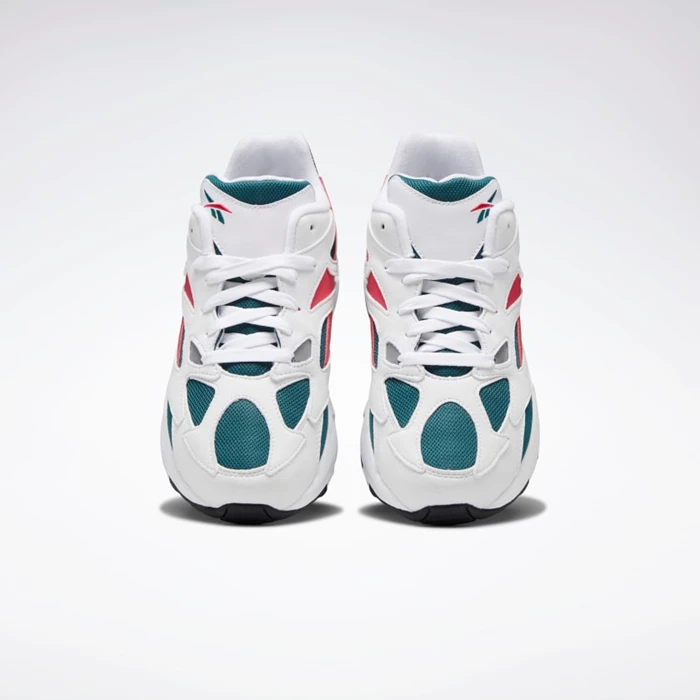 Reebok Aztrek 96 Men's Classics White/Deep Turquoise/Pink | PH512XW