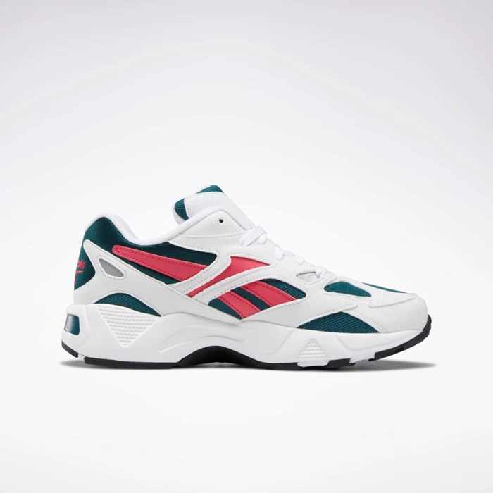 Reebok Aztrek 96 Men\'s Classics White/Deep Turquoise/Pink | PH512XW