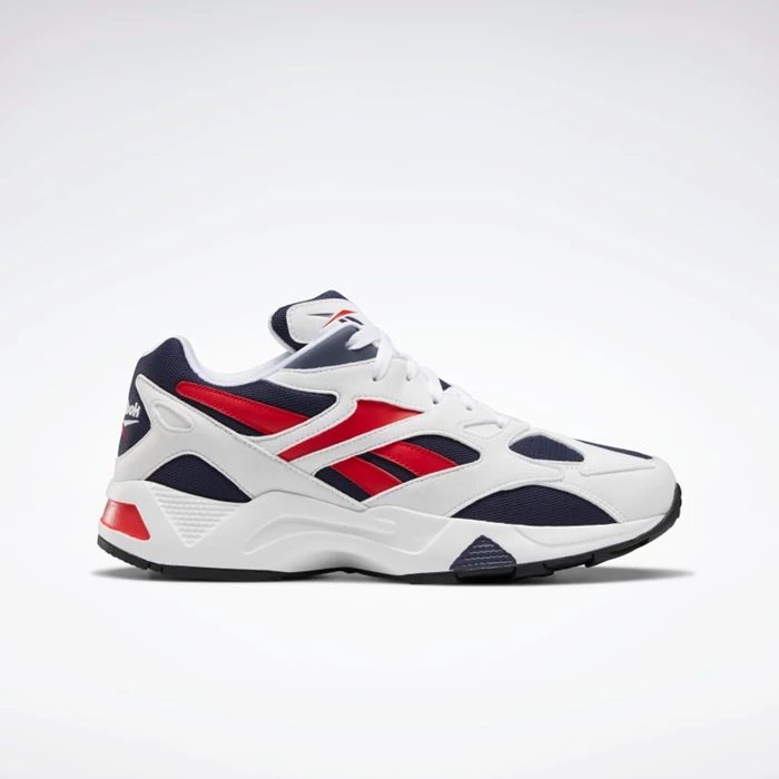 Reebok Aztrek 96 Men\'s Classics White/Navy/Red | PH528NH