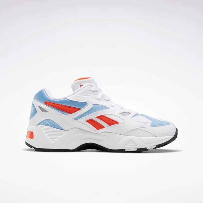 Reebok Aztrek 96 Men's Classics White/Orange/Blue | PH861HL