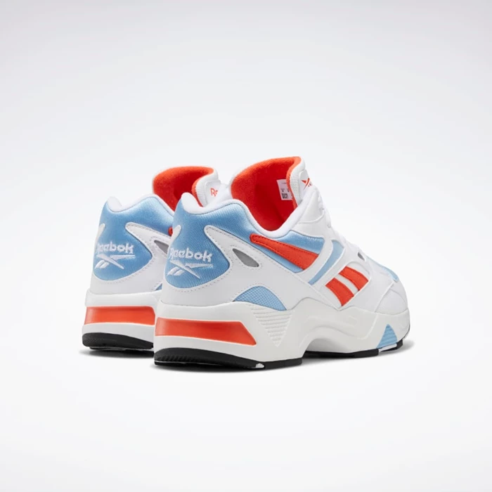 Reebok Aztrek 96 Men's Classics White/Orange/Blue | PH861HL