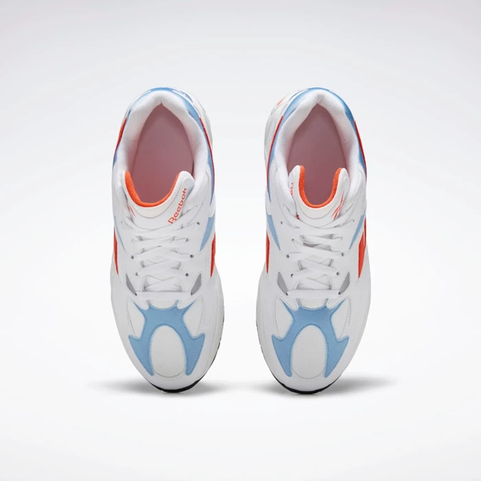 Reebok Aztrek 96 Men's Classics White/Orange/Blue | PH861HL