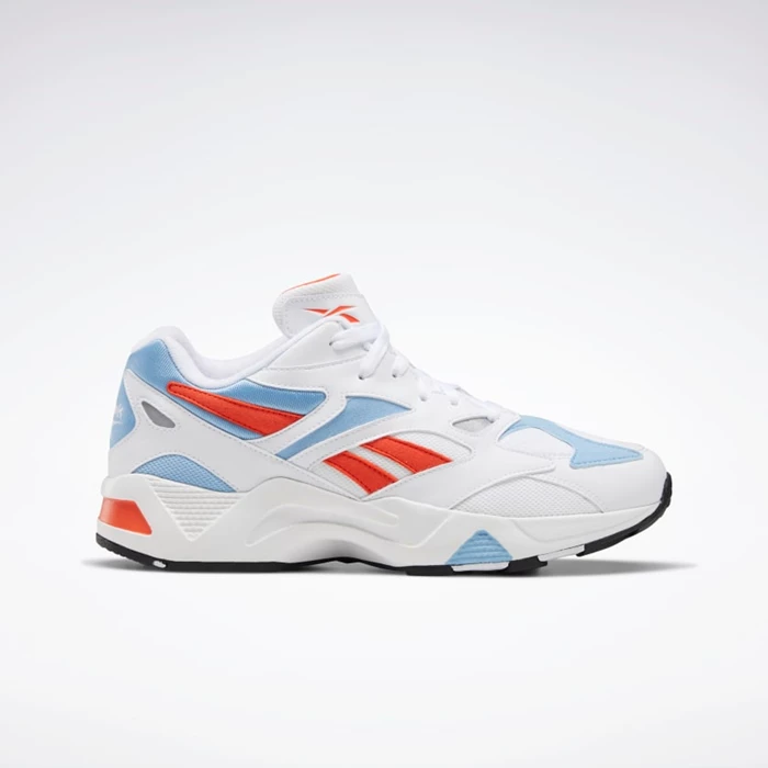 Reebok Aztrek 96 Men\'s Classics White/Orange/Blue | PH861HL