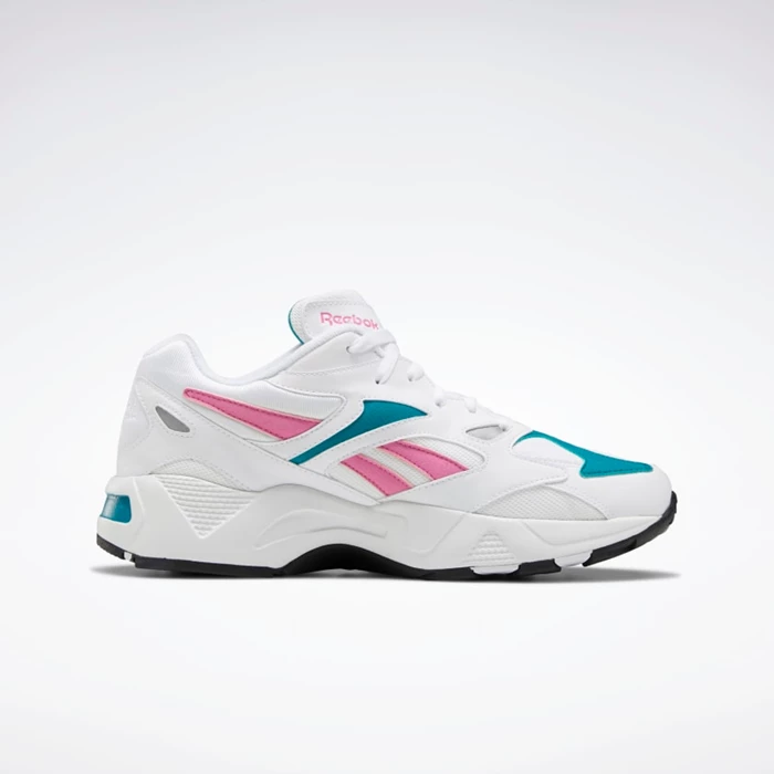 Reebok Aztrek 96 Men's Classics White/Pink/Turquoise | PH915QD