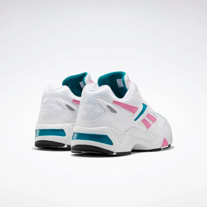 Reebok Aztrek 96 Men's Classics White/Pink/Turquoise | PH915QD