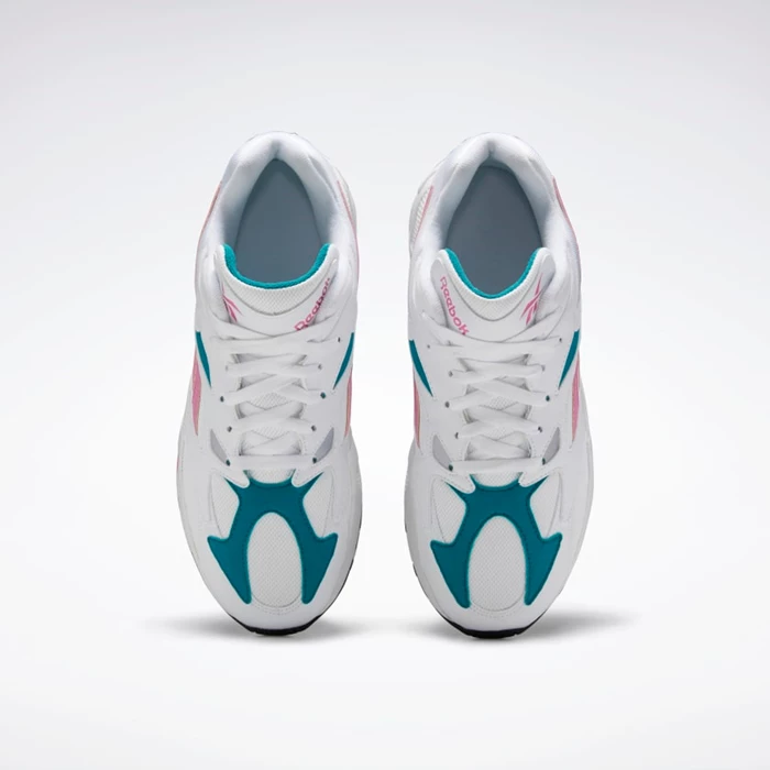 Reebok Aztrek 96 Men's Classics White/Pink/Turquoise | PH915QD