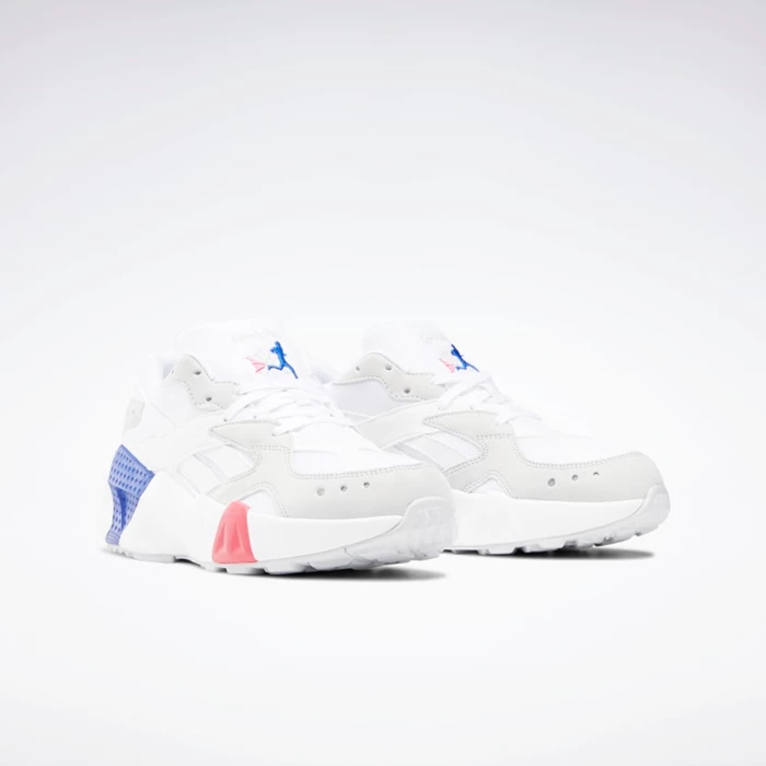 Reebok Aztrek Double Men's Classics White/Grey/Pink/Blue | PH473OI