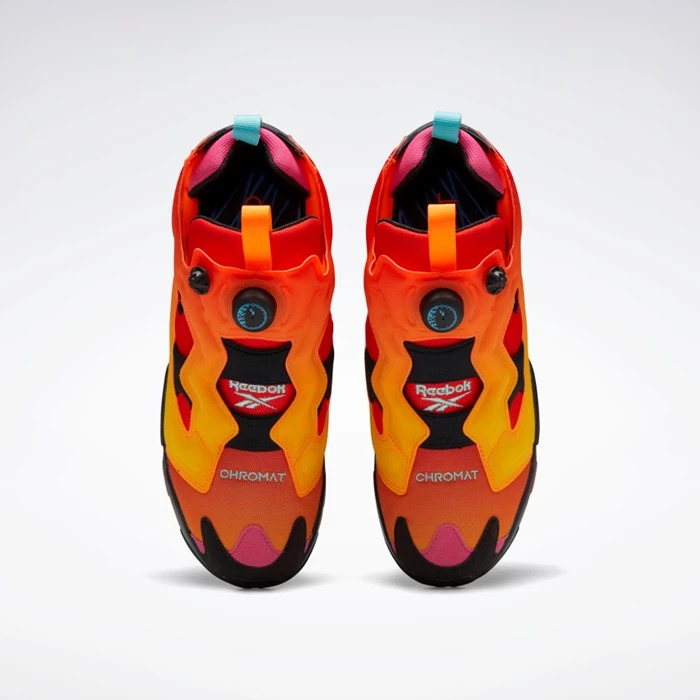 Reebok Chromat Instapump Fury Women's Classics Orange/Yellow/Black | PH231DQ