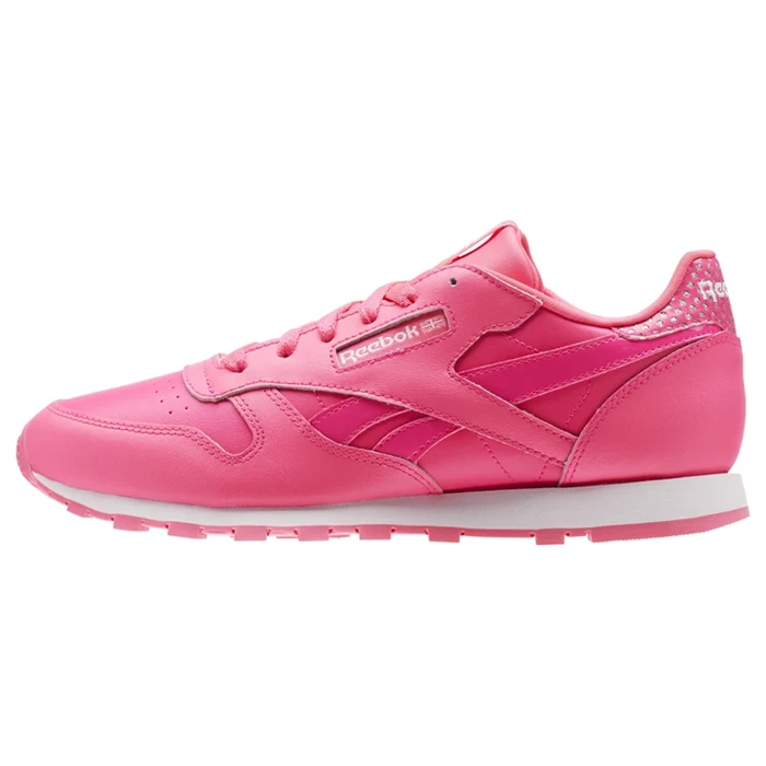 Reebok Classic Leather Girl Squad Pack Kids' Classic Pink / White | PH784AI