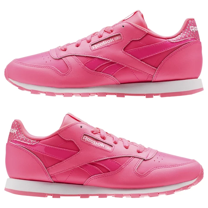 Reebok Classic Leather Girl Squad Pack Kids' Classic Pink / White | PH784AI