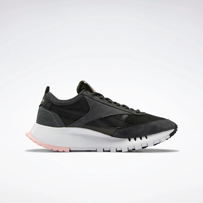 Reebok Classic Leather Legacy Women's Classics Black/Grey/Grey | PH974KN