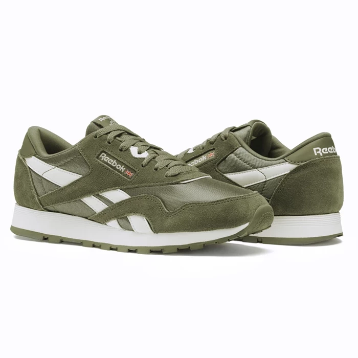 Reebok Classic Nylon - Primary School Kids\' Classic Green / White | PH193IA