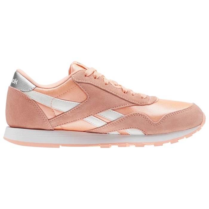 Reebok Classic Nylon - Primary School Kids' Classic Pink / White / Silver | PH529CQ