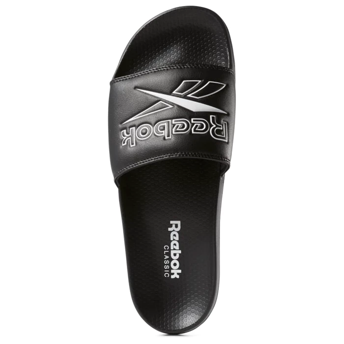 Reebok Classic Slide Men's Slides Black/White | PH614DU