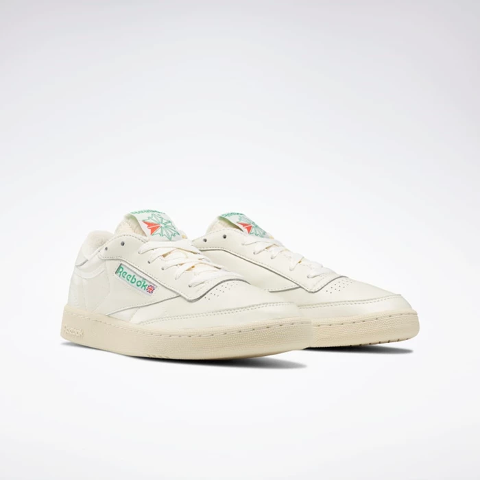 Reebok Club C 1985 TV Women's Classics White/Green | PH824ZL