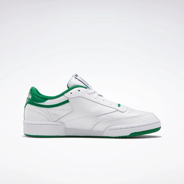 Reebok Club C 85 Men's Classics White/Green/Black | PH905KT