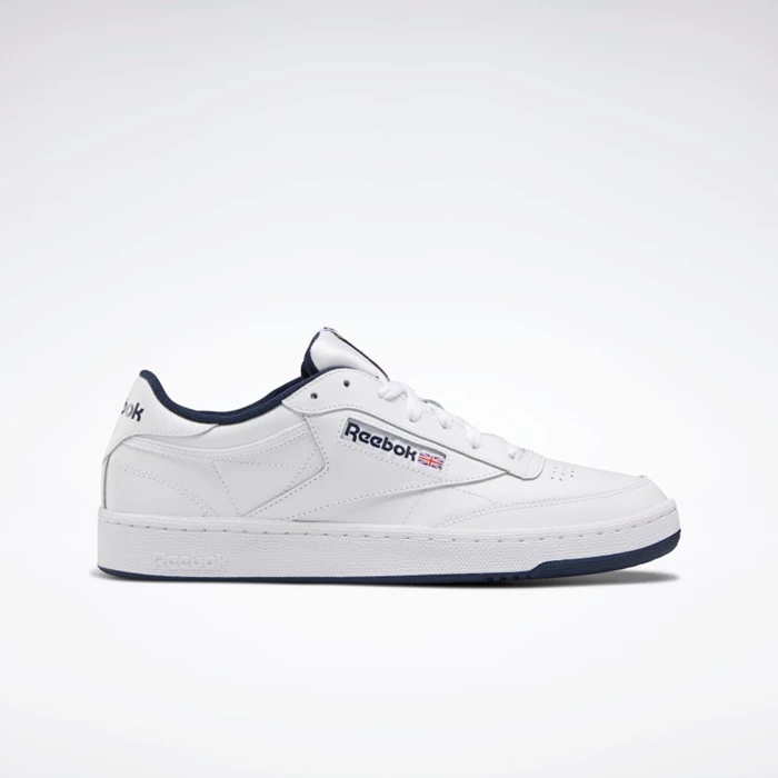 Reebok Club C 85 Men\'s Classics White/Navy | PH275LR