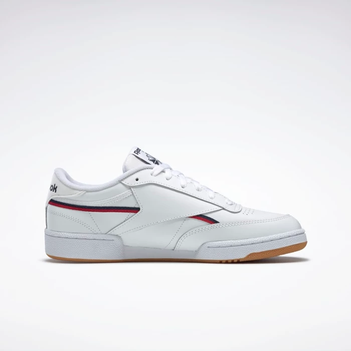 Reebok Club C 85 Men's Classics White/Navy/Red | PH562KV