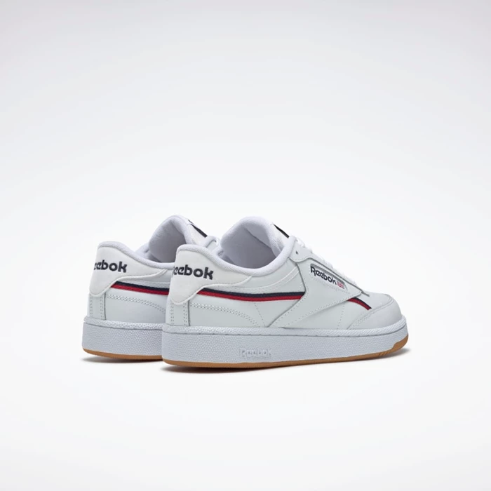 Reebok Club C 85 Men's Classics White/Navy/Red | PH562KV