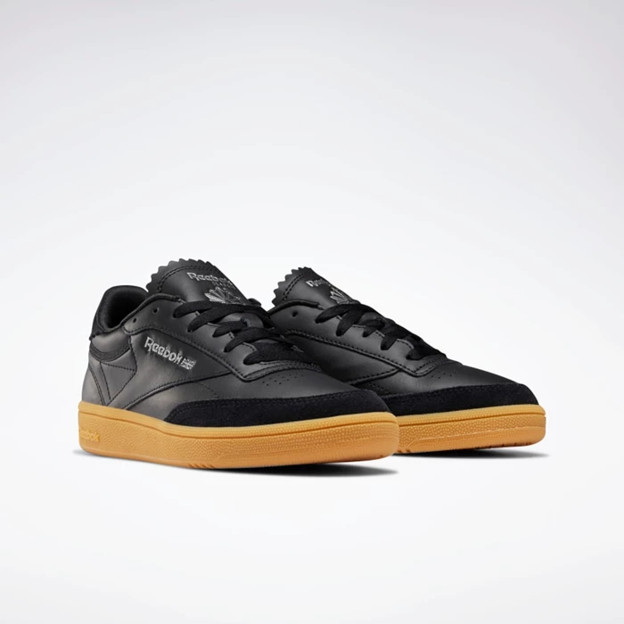 Reebok Club C 85 Women's Classics Black/Silver | PH127YG