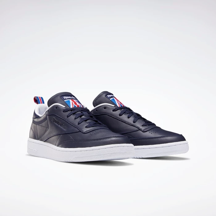 Reebok Club C 85 Women's Classics Navy/White/Red | PH734JX