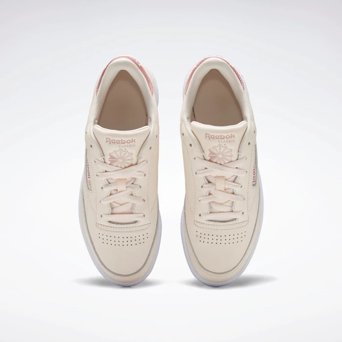 Reebok Club C 85 Women's Classics Pink/White | PH480UQ