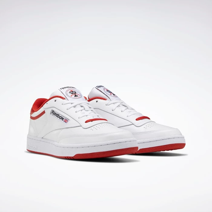 Reebok Club C 85 Women's Classics White/Red/Black | PH015VX