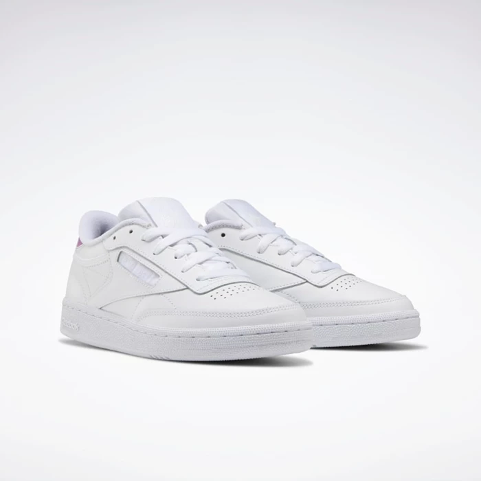 Reebok Club C 85 Women's Classics White/Black/White | PH263AD