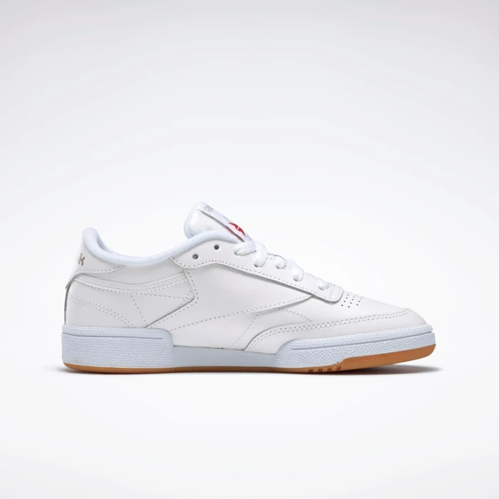 Reebok Club C 85 Women's Classics White/Light Grey | PH291VO