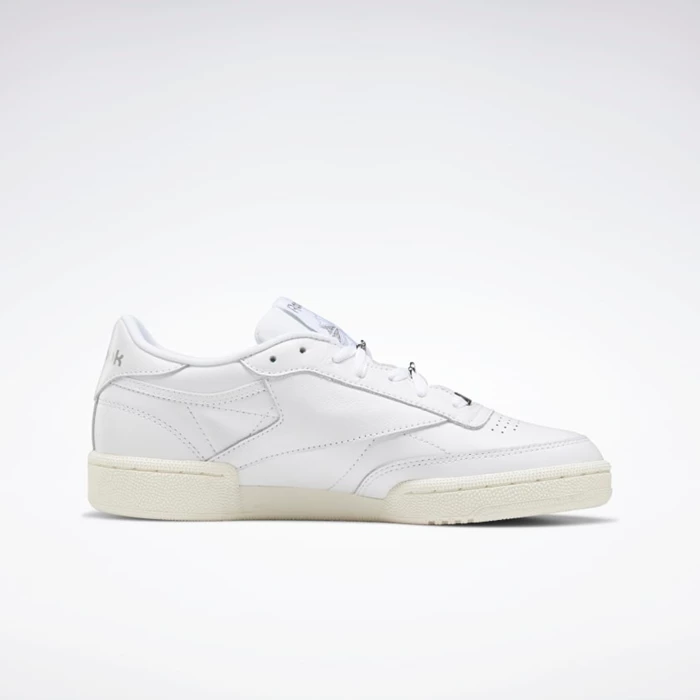 Reebok Club C 85 Women's Classics White/Silver Metal/Grey | PH643NE