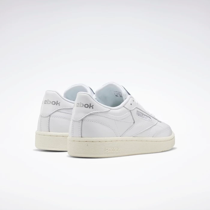 Reebok Club C 85 Women's Classics White/Silver Metal/Grey | PH643NE