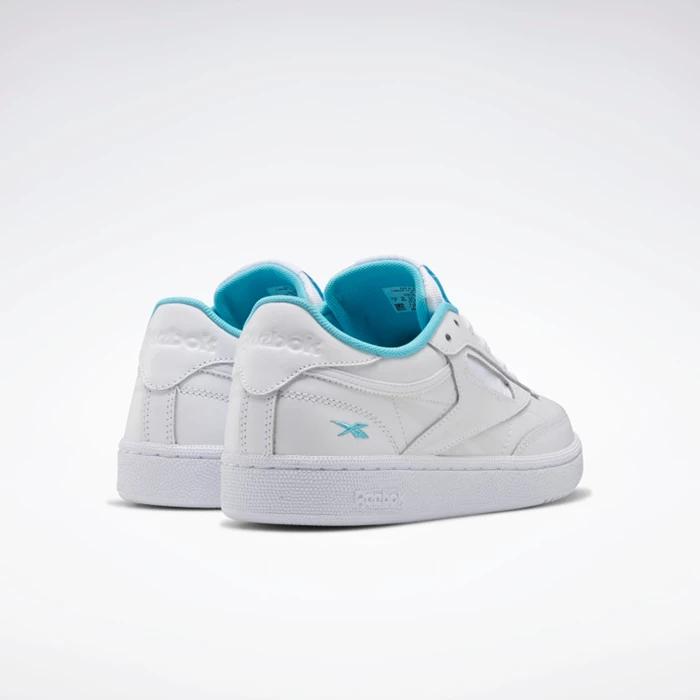 Reebok Club C 85 Women's Classics White/White/Blue | PH875MI