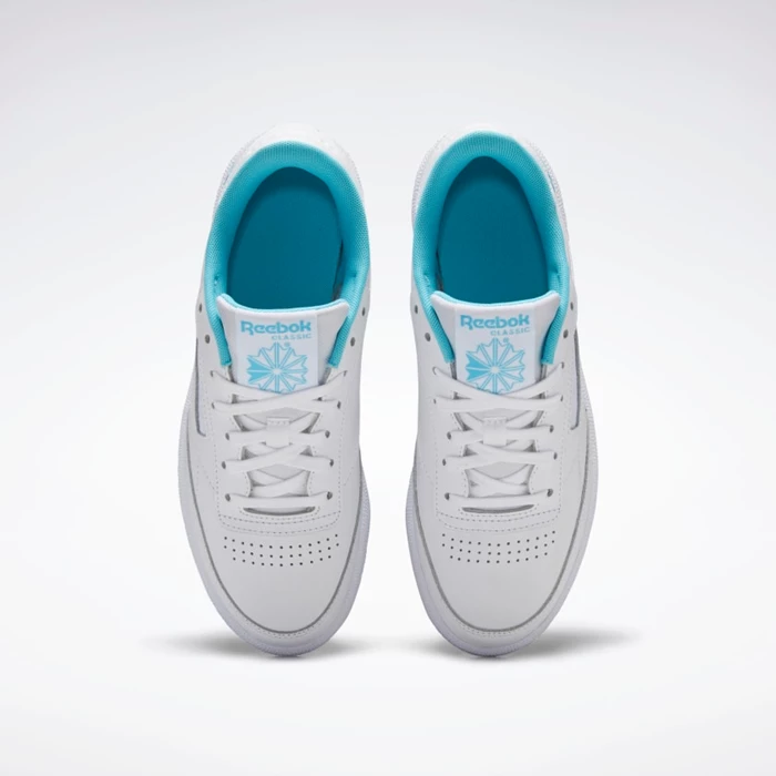 Reebok Club C 85 Women's Classics White/White/Blue | PH875MI