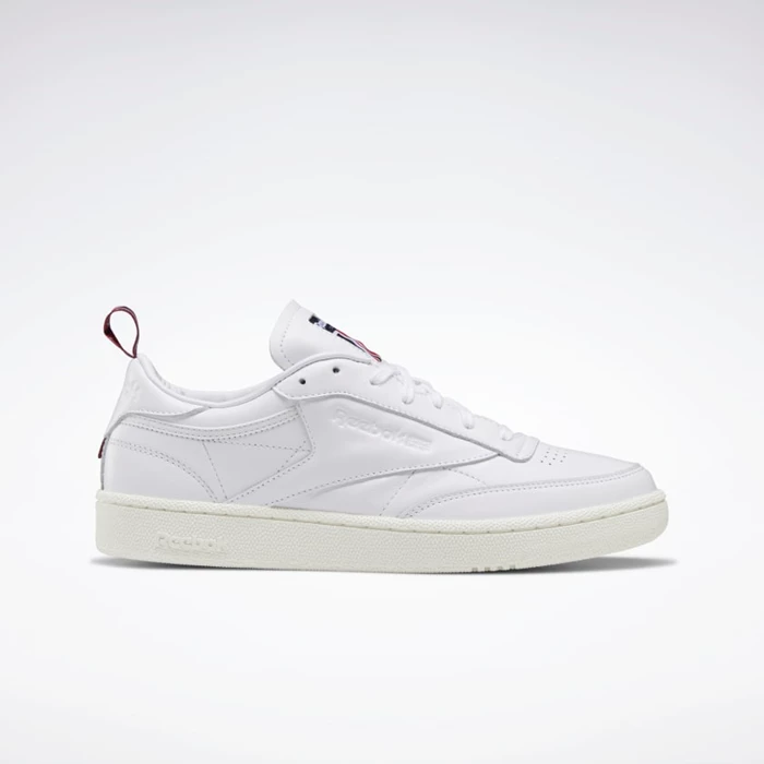 Reebok Club C 85 Women\'s Classics White/Navy | PH983DP