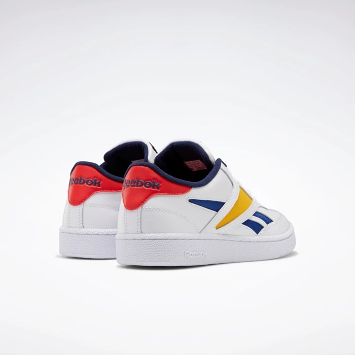 Reebok Club C Revenge Mark Men's Classics White/Red/Gold | PH189YT