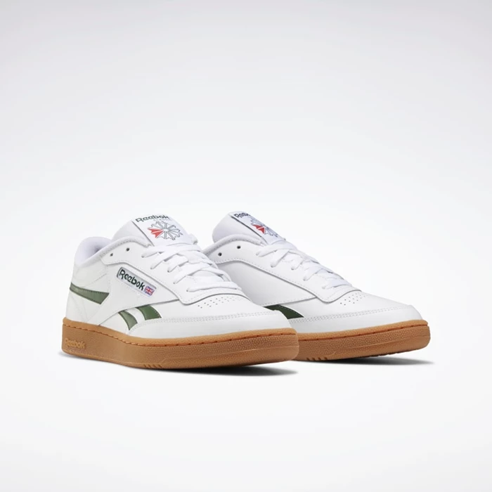 Reebok Club C Revenge Men's Classics White/Green | PH659XM