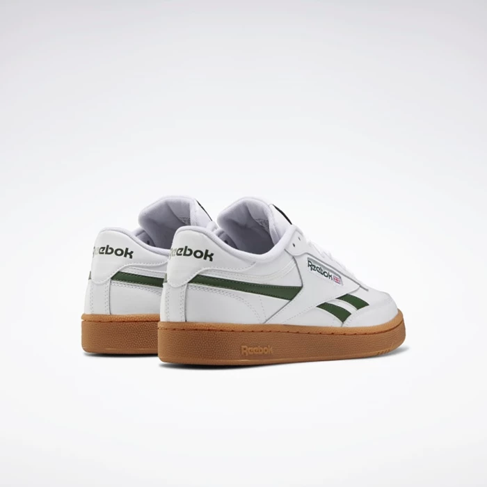 Reebok Club C Revenge Men's Classics White/Green | PH659XM