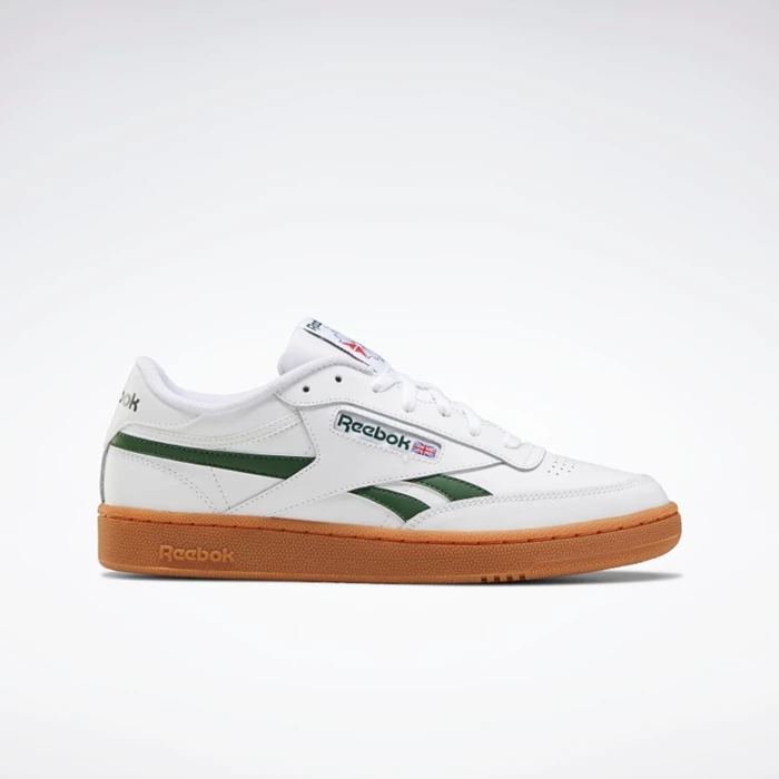 Reebok Club C Revenge Men\'s Classics White/Green | PH659XM