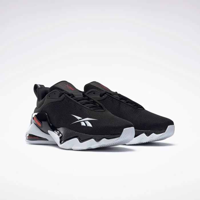 Reebok DMX Eluxion 001S Men's Training Shoes Black/White/Red | PH492VA