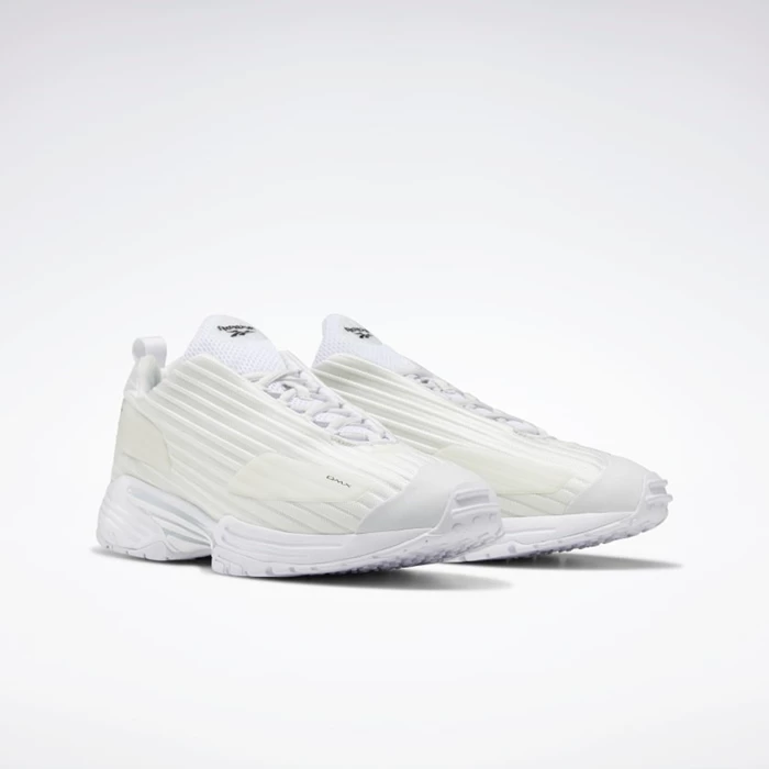 Reebok DMX Thrill Men's Classics White/White/Grey | PH746FE