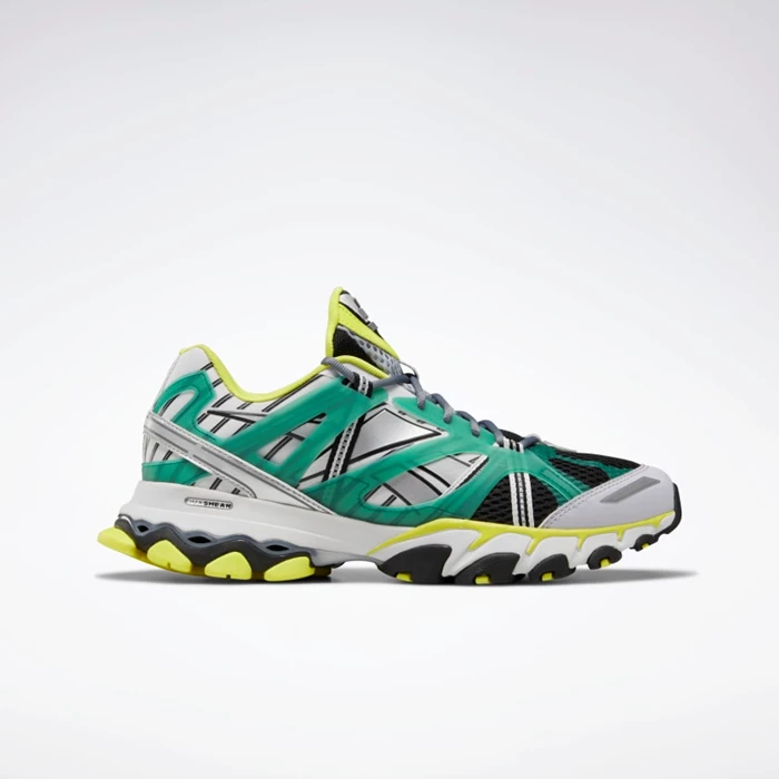 Reebok DMX Trail Shadow Men\'s Classics Black/Green/Yellow | PH827MO