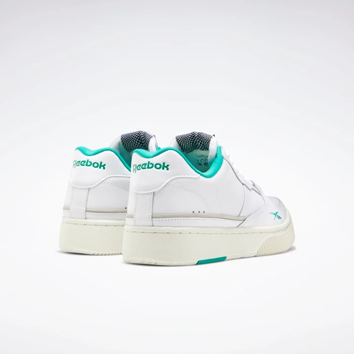 Reebok Dual Court Men's Classics White/Turquoise | PH493PI