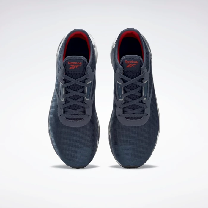 Reebok Flashfilm 3 Men's Running Shoes Navy/Grey/Red | PH945DJ