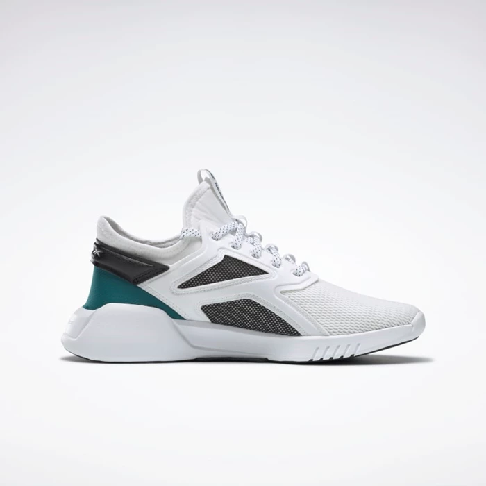 Reebok Freestyle Motion Lo Women's Dance Shoes White/Black/Turquoise | PH603KF