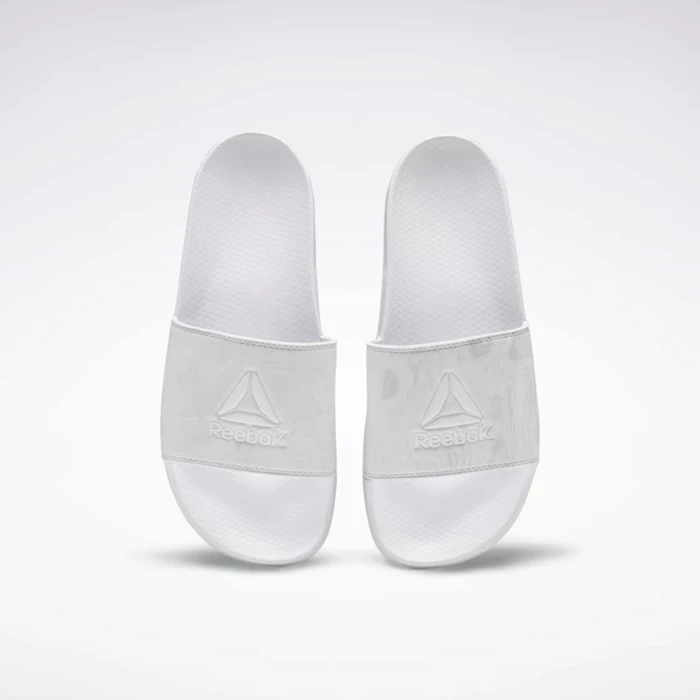 Reebok Fulgere Women's Slides White/Grey | PH639RK