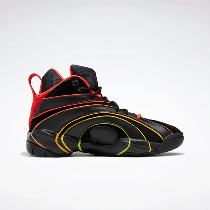 Reebok Hot Ones Shaqnosis Men's Basketball Shoes Black/Grey/Red | PH182VU